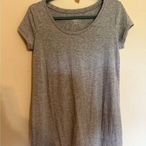 Mossimo Supply Co. Gray Fitted Short Sleeve T-Shirt